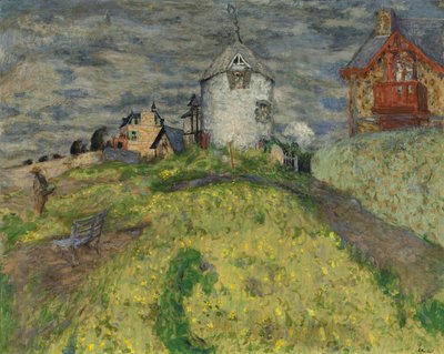 Mlýn v Saint-Jacut nebo vily na venkově od Edouard Vuillard
