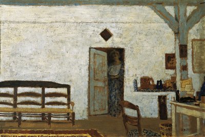 Misia ve Villeneuve-sur-Yonne (Villeneuve-sur-Yonne) od Edouard Vuillard