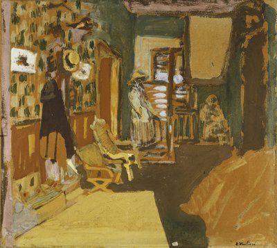 Paní Hesselová v chodbě, kolem roku 1909 od Edouard Vuillard