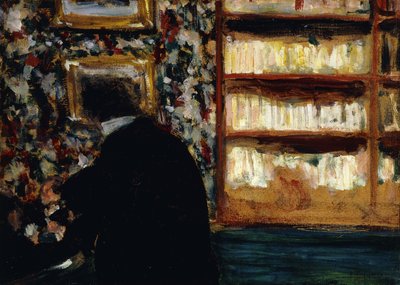 Monsieur Natanson v knihovně od Edouard Vuillard