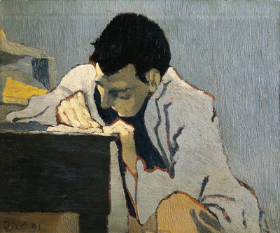 Portrét Aureliena Lugne-Poea. Obraz Edouarda VUILLARDA (1868-1940) od Edouard Vuillard