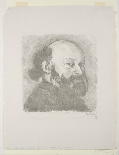 Portrét Cézanna od Edouard Vuillard