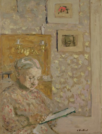 Portrét Madame Vuillardové, matky umělců, kolem roku 1910 od Edouard Vuillard