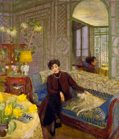Portrét Marcelle Aronové, manželky Tristana Bernarda (1866-1947) 1914 od Edouard Vuillard