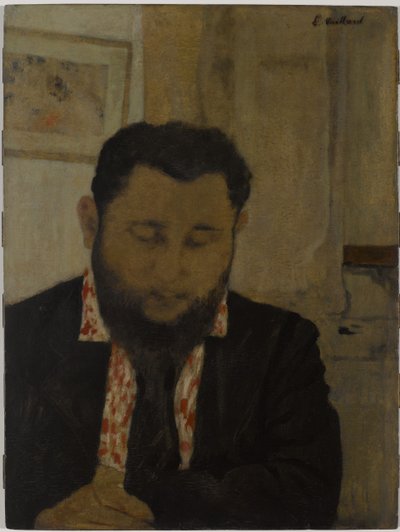 Portrét Thadée Natanson, 1897 (olej na kartonu připevněný na panelu) od Edouard Vuillard