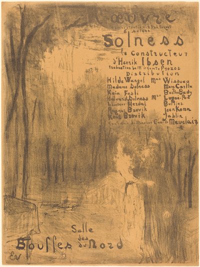 Stavitel Solness od Edouard Vuillard
