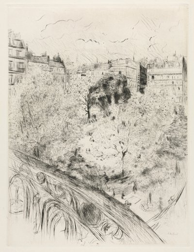 Náměstí Ventimiglia od Edouard Vuillard