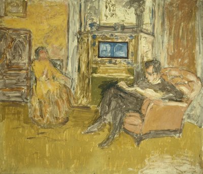 Studie k portrétu pana, kolem roku 1916 od Edouard Vuillard