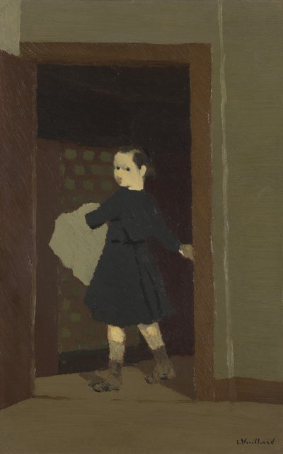 Dítě u dveří, 1891-92 od Edouard Vuillard