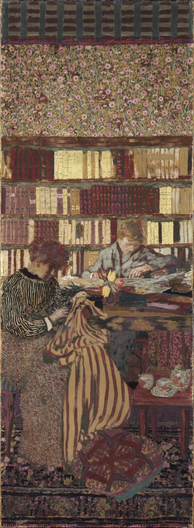 Soukromí. Dekorace pro knihovnu Dr. Vaqueze od Edouard Vuillard