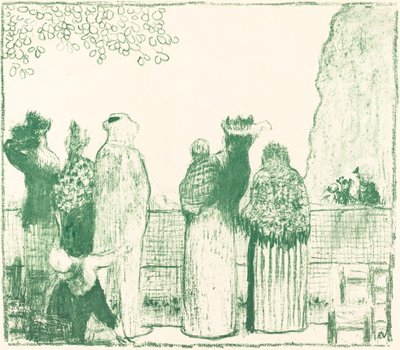 Tuilerijské zahrady od Edouard Vuillard