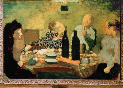 Rodina po jídle od Edouard Vuillard