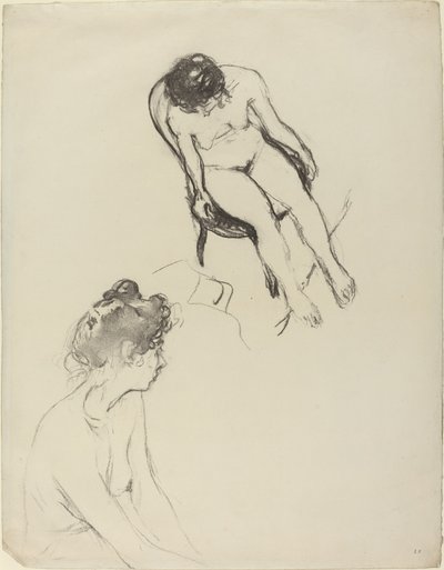 Dvě studie nahé postavy od Edouard Vuillard