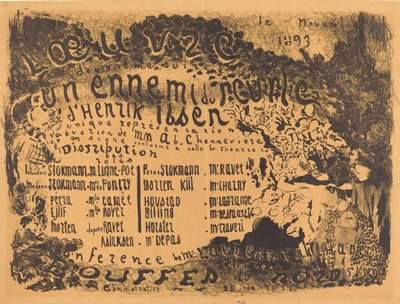 Nepřítel lidu, 1893. od Edouard Vuillard