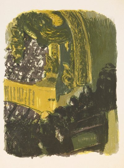 Galerie v tělocvičně od Edouard Vuillard
