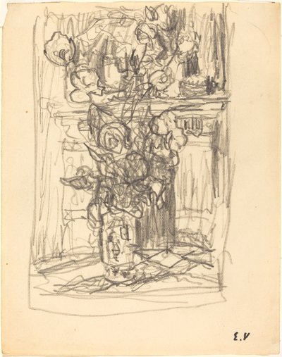 Váza s květinami od Edouard Vuillard