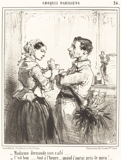 Madame požádá o kávu od Edouard de Beaumont