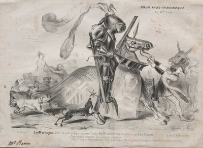 Anglo-Chivalric Manners, 1839. od Edouard de N___