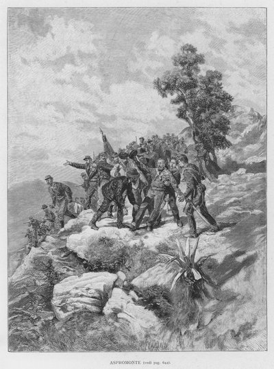 Aspromonte (rytina) od Edouardo Matania