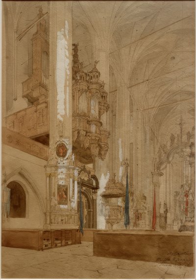 Marienkirche zu Thorn od Eduard Gärtner