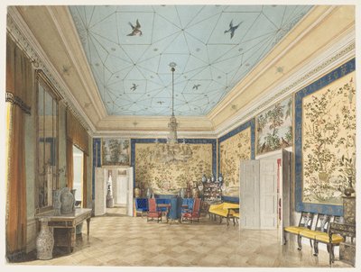 Čínský pokoj v Královském paláci, Berlín od Eduard Gaertner