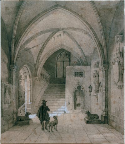 Gotický sál od Eduard Gerhardt