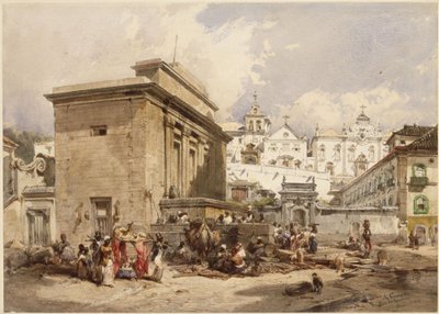 Fontána v Rio de Janeiru od Eduard Hildebrandt