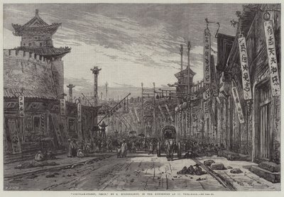 Kruhová ulice, Pekin od Eduard Hildebrandt