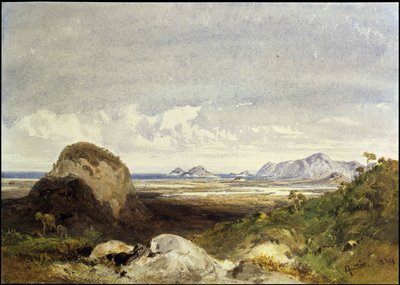 Pobřežní krajina od Eduard Hildebrandt