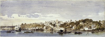 Panorama města Bahia od Eduard Hildebrandt