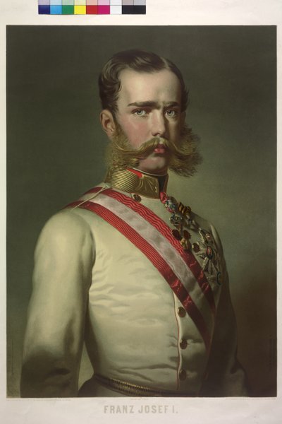 Rakouský císař František Josef I. od Eduard Kaiser
