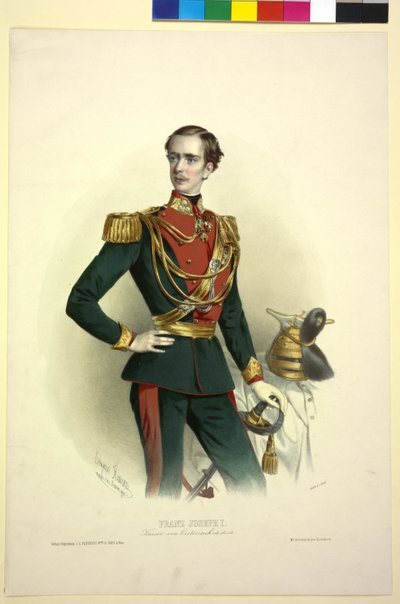 Rakouský císař František Josef I. od Eduard Kaiser