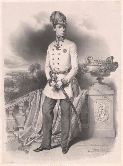 Rakouský císař František Josef I. od Eduard Kaiser