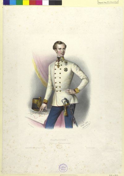 Rakouský císař František Josef I. od Eduard Kaiser