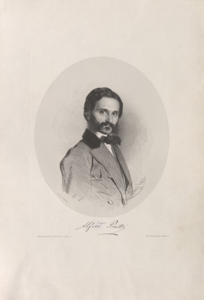 Portrét violoncellisty a skladatele Alfreda Piattiho 1822-1901, 1858. od Eduard Kaiser