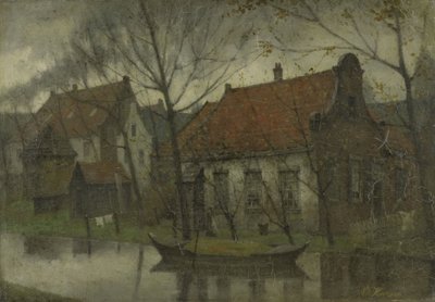 Pohled ve vesnici od Eduard Karsen