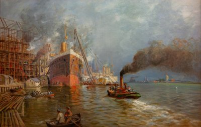 Štětínská vulkánská loděnice od Eduard Krause Wichmann