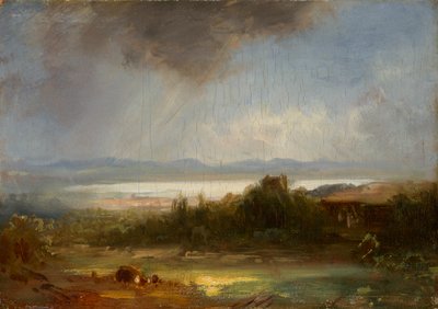 Zámek Starnberg mit Würmsee od Eduard Schleich der Ältere