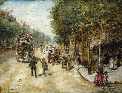 Grands Boulevards, Paříž, od Eduardo Leon Garrido