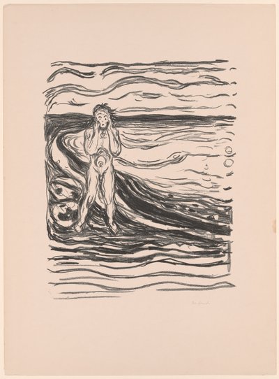 Zoufalství Alfy od Edvard Munch