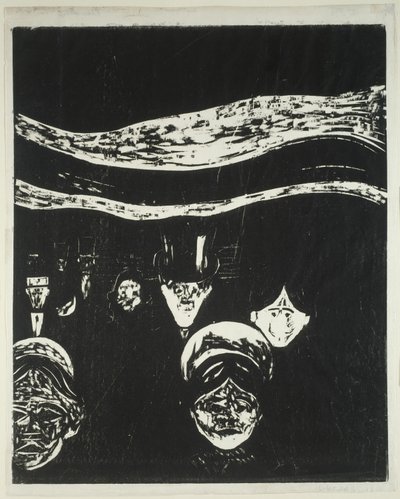 Úzkost od Edvard Munch