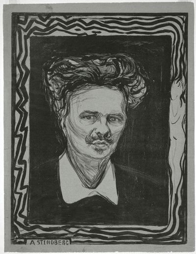 August Strindberg od Edvard Munch