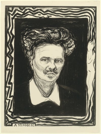 August Strindberg od Edvard Munch
