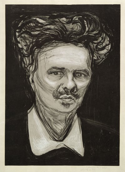 August Strindberg od Edvard Munch