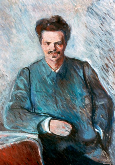 August Strindberg, 1892 od Edvard Munch