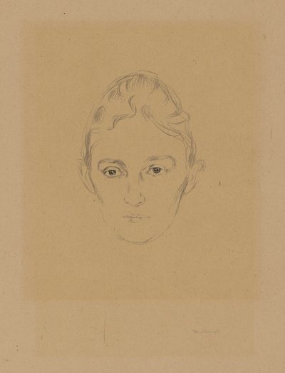 Ze sbírky „Z domu Maxe Lindeho“: Marie Linde od Edvard Munch