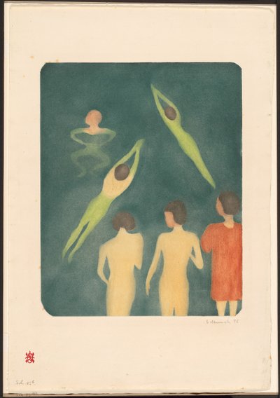 Chlapci koupání od Edvard Munch