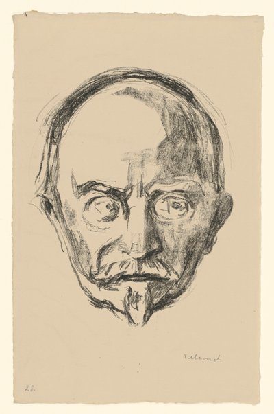 Christian Sinding od Edvard Munch
