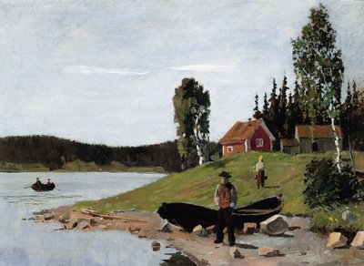 Krajina pobřeží, 1881 od Edvard Munch