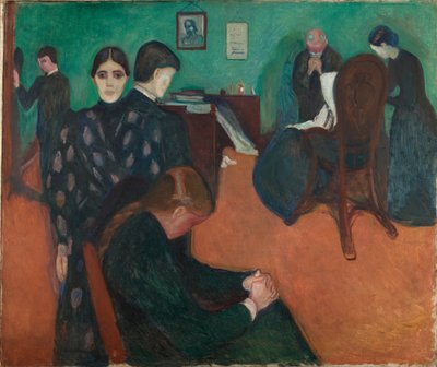 Smrt v ošetřovně od Edvard Munch
